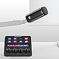 Elgato Audio Mix Bundle - Audio Mixer, Studio Controller, Dynamic XLR Microphone for Podcasting, Streaming, Gaming, Content Creators, customisable touch strip, dials and LCD keys, PC/Mac