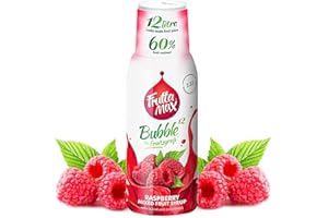 ‎FRUTTAMAX FruttaMax Himbeere Getränkesirup Frucht-sirup Konzentrat | weniger Zucker | mit 60% Fruchtanteil | für Soda Maschine geeignet 500ml
