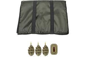 Firulab Angelmatte - Abhakmatte für Fische,Angelgerät Pad Multifunktional für Männer mit Köderbox, Angelzubehör