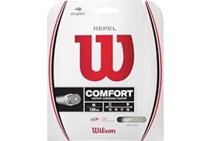 Wilson Repel 16 Reel (Natural) Tennis String Set, Provides Supreme Control and Amplified Spin, Reliable Feel and Durable Performance, Colour: Natural, Size: 16G