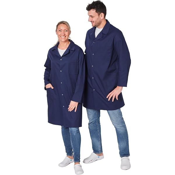 Fratelliditalia Blouse De Travail Coton Femme - Idéale Secteur Alimentaire Esthétique - Bleu Ciel 52