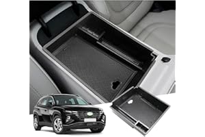 GAFAT Hyunda-i Tucson NX4 2021-2023 2024 (Electrónica Automática) Caja de Almacenamiento para Apoyabrazos, Tucson 2022 Bandeja de Reposabrazos, Consola Central Organizador Coche