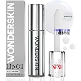 Wonderskin Lip Oil Rehab Serum - Hydrating Clear Lip Oil | This colored lip oil moisturizes dry lips, leaving a glossy, trans