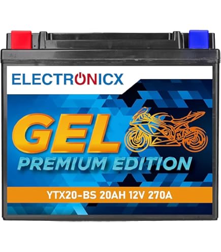 Motorfiets accu YUASA YTX12-BS onderhoudsvrij - 12 V 10 Ah