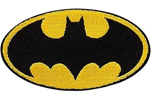 MONO-QUICK Monoquick Kids and Hits aufbügelbar Batman Logo farbig 1 St gelb schwarz