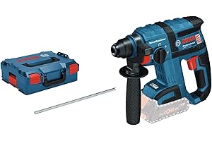 Bosch Professional GBH 18 V-EC Martillo perforador a batería, 1,7 J, sin batería, diámetro máximo hormigón 18 mm, portabrocas SDS plus, motor EC, en L-BOXX, 18 V