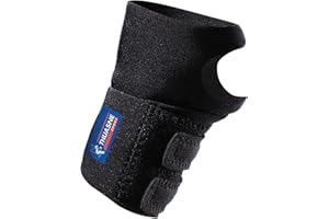 Thuasne Sport - Poignet Élastique - Entorse Poignet, Tendinopathies - Orthèse Souple avec Système de Fermeture Ajustable - Indice de maintien 1/3 - Dispositif Médical CE - TU