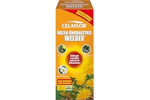 Celaflor Rasen-Unkrautfrei Weedex, 400ml Konzentrat - Unkrautvernichter gegen schwer bekämpfbare Unkräutern im Rasen