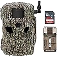 Stealth Cam Fusion XPro 36MP Dual Carrier Hunting Trail Camera (AT&T and Verizon) (Treebark Camo) Bundle with 32GB SD Card and Card Reader (3 Items)