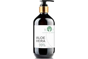 Gel d'Aloe Vera Pur 100% Naturel 500 ml Aloe Vera Bio Pure Gel d'Aloe Vera Cheveux Hydratant Visage Corps Après rasage Après soleil After Sun
