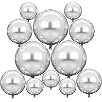 Folat Palloncino Numero 2 In Alluminio 86 Cm – Bianco Metallizzato Opaco, Per Compleanni E Feste, Gonfiabile Ad Aria O Elio