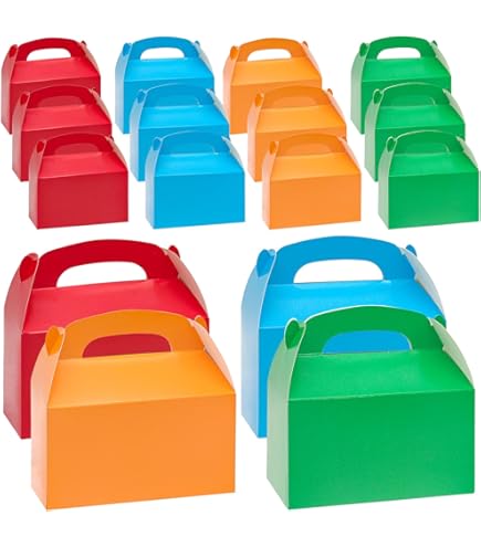 Scatole Cupcake Winter Shore 60 Pezzi - Monoporzione Con Finestra E Manico 9x9x11cm