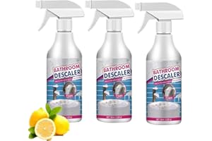 BAINUAI 3 Stück Bathroom Descaler Spray, Bathroom Descaler Foam, Multipurpose Bathroom Foam Cleaner, Stubborn Stains Cleaner, Limescale Cleaner Shower, Powerful Descaling Cleaning Agent, 60 ml