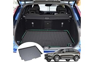 GAFAT 2018-2024 2025 Volvo XC60 mata do bagażnika, Volvo XC60 2023, oryginalny skaner 3D, TPE, wysoka krawędź, Volvo XC60 akcesoria (czarna2)