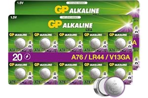 GP Alkaliska LR44- batteri 20-pack| GP Extra