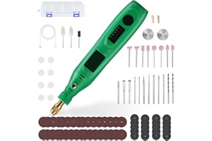VIHBRAI Cordless Rotary Tool Kit, Cordless Mini Rotary Multi Tool with 105pcs Accessories (3600-18000RPM), 3.7V 5 Speed Mini Electric Grinder Type-C for Engraving, Polishing, Drilling, Engraving, DIY Craft