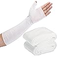 Tubular Stockinette Tubing Cotton Stockinette for Pre Wrap Use Elastic Arm Cast Stockinette for Arm Wrist Thumb Spica Stockinette Tubing Soft Wrist Arm Wraps (10 Pcs, 3.14 x 11.8 Inch)