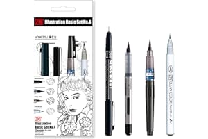 Kuretake INKTOBER special set (4pcs set for INKTOBER 2023)
