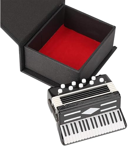 Accordéon à 10 Touches Pour Enfants - Mini Instrument De Musique Noir Portable Pour Débutants