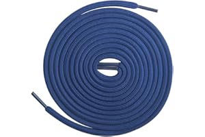 Knixmax 1 Par -2 Pares Cordones Redondos y Planos, Cordones Resistentes para Todo Tipo de Botas, Zapatos y Zapatillas - Varias Longitudes y Colores