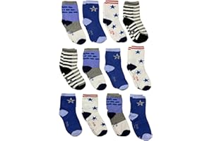 POPYS 12 Pary skarpety dziecięce - skarpety dziecięce - skarpety dla niemowląt - skarpety chłopięce