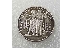 YunBest 1921 Antique Liberty HALF-Dollar Coin - Great American Commemorative Old Coins - USA Uncirculated Morgan Dollars-Discover History of US Coins BestShop