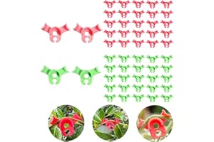 TUXUZAL 50 Stück Pflanzenbieger Pflanzentrainer Pflanzenstützclip für Niedrige Belastung, Pflanzenclip Biegeclips für Pflanzentraining, Pflanzen Trainer Clips für Pflanzenzweige Biegen von Pflanzenstielen