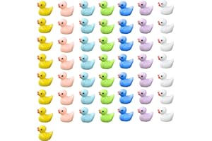 YEJAHY 50 PZ Mini Anatra in Resina Figure in Miniatura Piccola Anatra Micro Fata Giardino Piante in Vaso Decorazione Fai da Te per Giocattoli per Feste