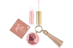 ‎ESSENCE COSMETICS essence YEE HAW! lip beautifier key chain, Lipgloss, Nr. 01, Pink, glänzend, glitzernd, vegan, ohne Parabene, ohne Mikroplastikpartikel, Nanopartikel frei, 1er Pack (1.5ml)