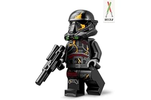 BRICK FLIP Zestaw Lego Star Wars Deathtrooper: figurka z pistoletem Blaster i kaskiem – alternatywa dla pakietu Battle Pack, zestaw minifigurek, Imperialny bandyta Śmierci