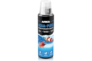 ARKA Chiarificatore Acqua Acquario 236 ml – Microbe-Lift Aqua-Pure – elimina torbidità e impurità – per Acqua cristallina in Dolce e Marino – Biologico e Sicuro – con batteri vivi filtranti