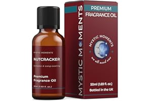 Mystic Moments | Olio di fragranza di schiaccianoci - 50 ml - Perfetto per saponi, Candele, Bombe da Bagno, bruciatori di Olio, diffusori e Articoli per la Cura della Pelle e dei Capelli