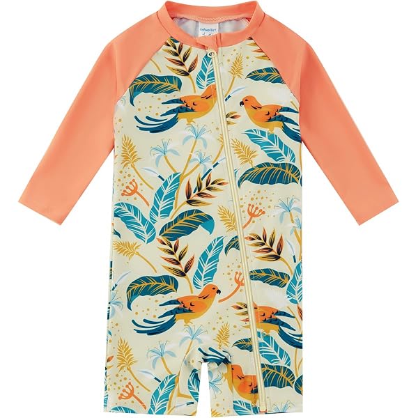 Vine Maillot De Bain Anti-UV Enfant Fille Licorne - Combinaison Intégrale UPF 50+ + Bonnet De Bain