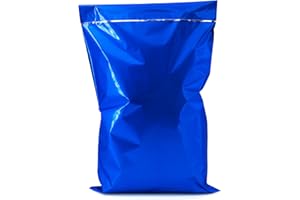 Italpak Sobres Soft con solapa adhesiva azul, 50 unidades, 15 x 23 + 4 cm