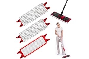LIBERSHINE Recambios de Fregona Microfibra para Vileda, 3 Piezas Recambio Fregona para Vileda Mopa Microfibra Kit, Paño de Repuesto para Fregar Suelos, para Vileda Ultramax/UltraMax Plus/Easy Wring UltraMax