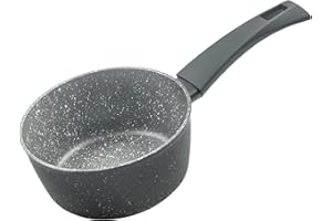 Zanetti - Casseruola Antiaderente 20 cm DURAPIETRA, adatta a tutti i piani cottura incluso induzione, Rivestimento Alto Spessore, Diametro 20 cm