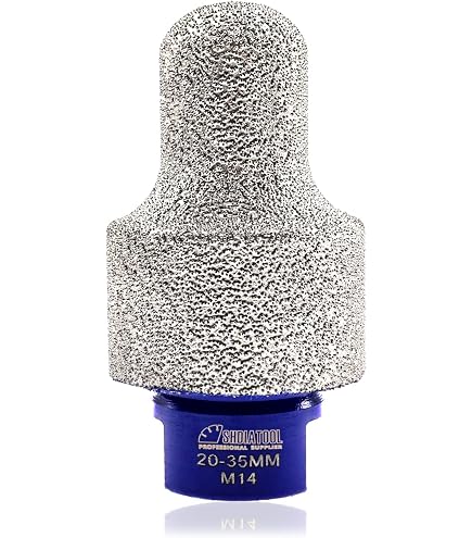 BE-TOOL Diamant-Frässtift Für Stein & Marmor – Vakuumgelötet, 1/2" Schaft, Für Nass- Oder Trockenbearbeitung