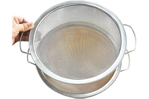 Yoiimiya 60 Mesh Stainless Steel Paint Strainer Fits A 5 Gallon Bucket, Filter Impurities, Easy to Clean and Reusable, (2PCS)
