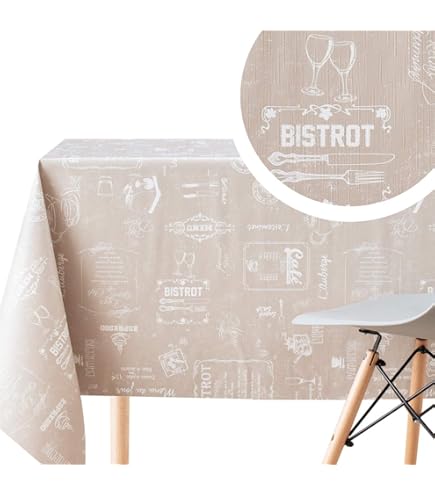 Tovaglia Plastificata Quadrata 140x140 Cm - PVC Facile Da Pulire | Design Triangoli Di Lusso - Foto 3