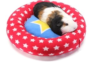 HAYPIGS Guinea Pig Toys and Accessories - Circus Themed Fleece PIGGY CRASH MAT Guinea Pig Bed - Guinea Pig Bedding - Rat Bed - Small Pet Bed - Ferret Bed