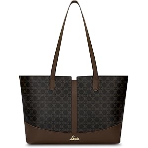 Lavie Women's Mono Freya Monogram Print Tote Bag for Women | Tote Bag for Work | Ladies purse | Stylish Shoulder Bag | Gift for Women