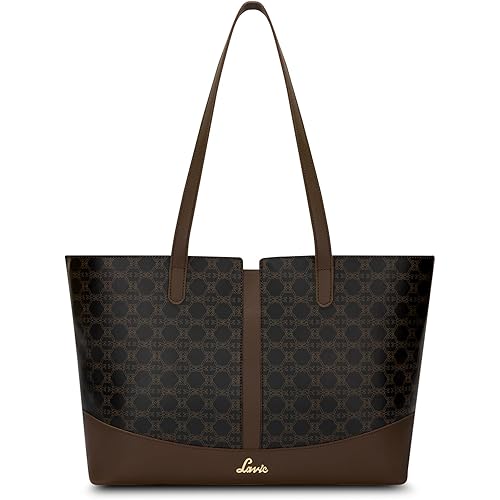 Lavie Women\'s Mono Freya Monogram Print Tote Bag for Women | Tote Bag for Work | Ladies purse | Stylish Shoulder Bag | Gift for Women