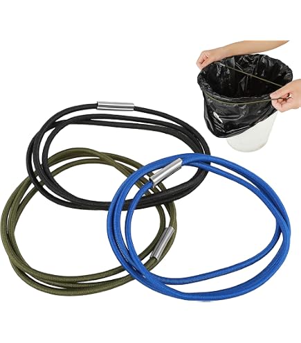 Bandes En Caoutchouc Pour Poubelles 55 Gallons – Pack De 6 – Vert – Longueur 23 Pouces – Sécurisez Vos Sacs Poubelles