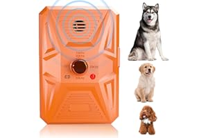 RoamRover Dog Bark Deterrent Devices, 33 Ft Stop Neighbors Dog From Barking，Anti Bark Device For Dogs Outdoor And Indoor, 3 Modes Bark Box，Intelligent Dog Barking Silencer
