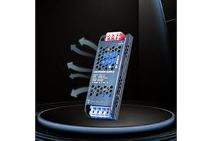 YOODI Transformateur 220V 12V, LED Transfo 100W 8,3A Adaptateur Alimentation, Conducteur à Tension Constante Basse Tension, 220V AC à 12V DC LED Driver Ultra Mince pour LED Bande Lumineuse