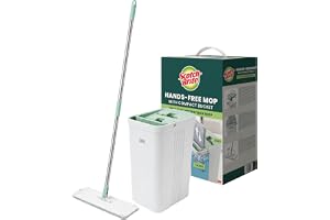 Scotch-Brite™ Hands-Free Mop with Compact Bucket, 1 Mop + 1 Bucket