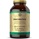 Solgar Male Multiple | Multivitamin with Lycopene | 120 Tablets | Men's Multivitamin &amp; Multimineral Complex &middot; Vegan Friendly