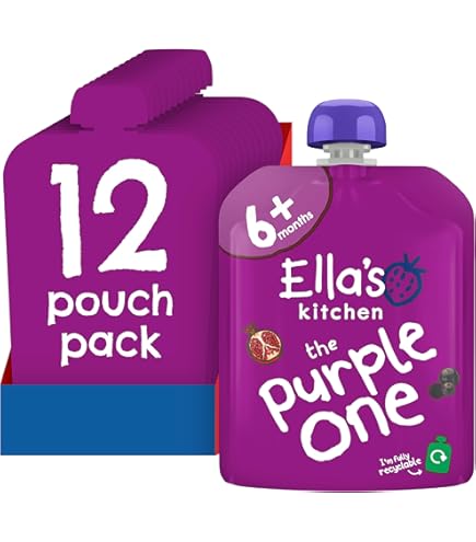 Ella's Kitchen Organic Oaty Peach & Banana Smoothie Food Pouch Multipack 12 Months 90g 4s - View #10