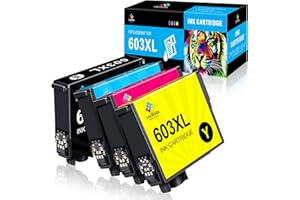 LeciRoba 603XL wkłady do drukarki zamiennik do epson 603xl Multipack i epson kartridże do drukarek 603 do Epson XP 2100 XP 2150 XP 3100 XP 3150 XP 4100 XP 4150 Workforce WF 2820 WF 2840 WF 2840 WF 70 (4) PK)