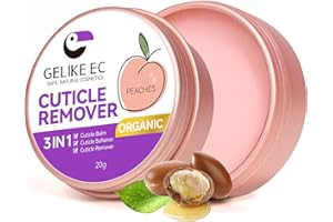 Crème pour Cuticules de Nail pour Hommes - Gelike EC Baume Doux pour Cuticules au Parfum Naturel d'Abricot pour Hydrater les Mains Sèches - Soins Intensifs pour une Santé et une Nutrition Profondes